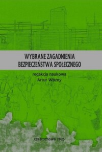 Okładka: Wybrane zagadnienia bezpieczeństwa społecznego :
