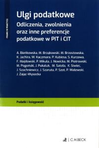 Okładka: Ulgi podatkowe :