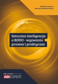 Okładka: Sztuczna inteligencja a RODO :