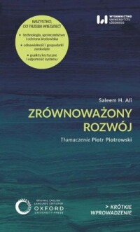 Okładka: Zrównoważony rozwój /