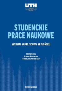 Okładka: Studenckie prace naukowe /